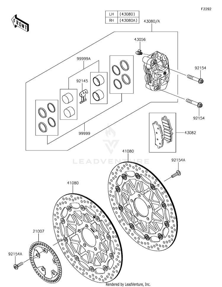 Front Brake Schematic
