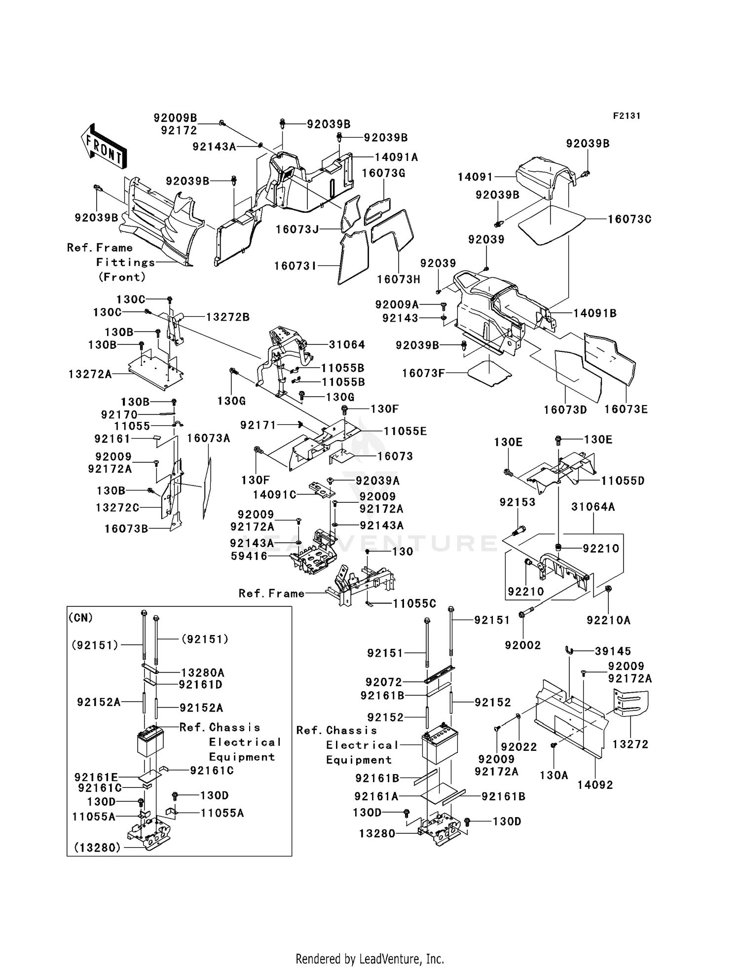 FRAME FITTINGS (REAR)