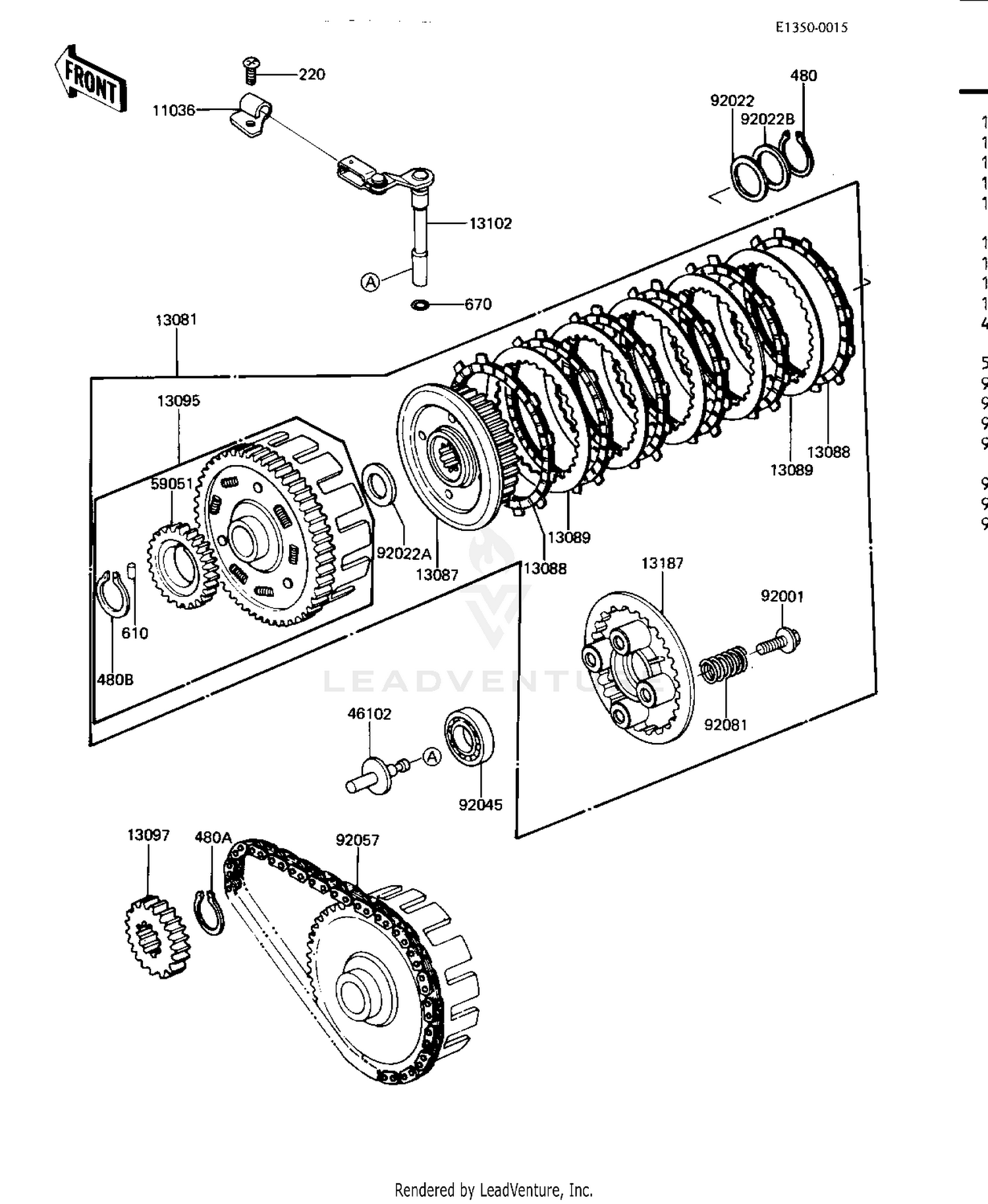 CLUTCH (KZ440-D3/D4/D5)