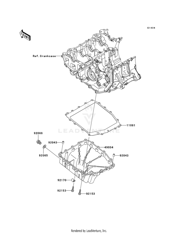 Oil Pan Schematic