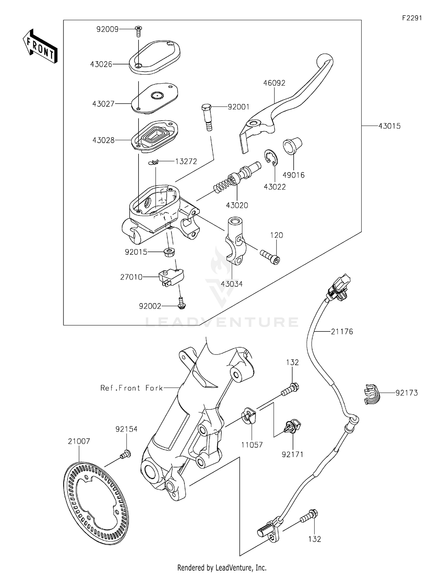 Front Master Cylinder 2