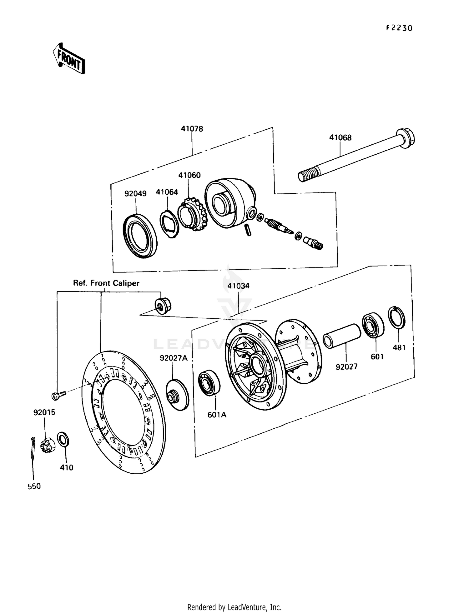 FRONT HUB