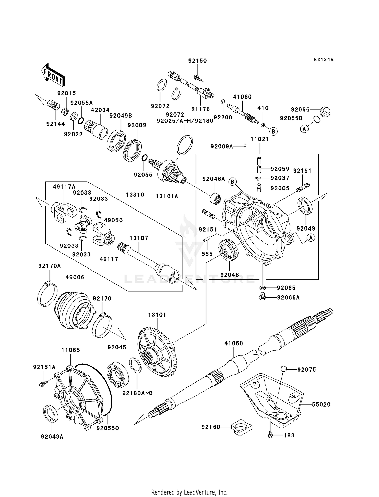 DRIVE SHAFT (REAR)
