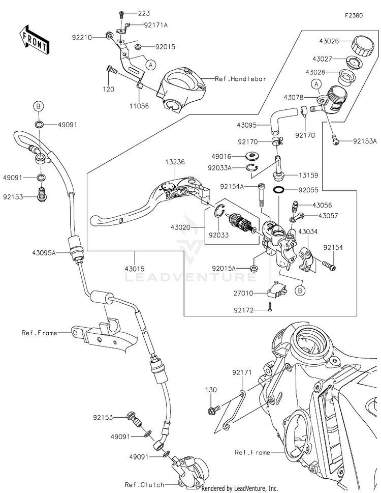 Clutch Master Cylinder Schematic