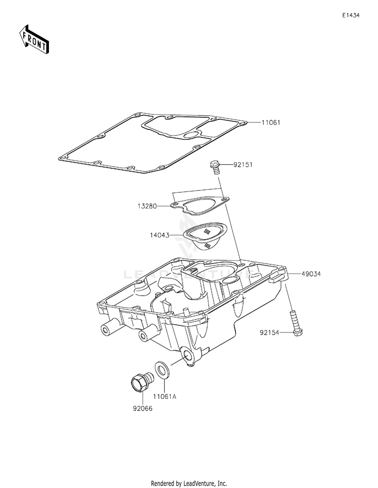 Oil Pan Schematic