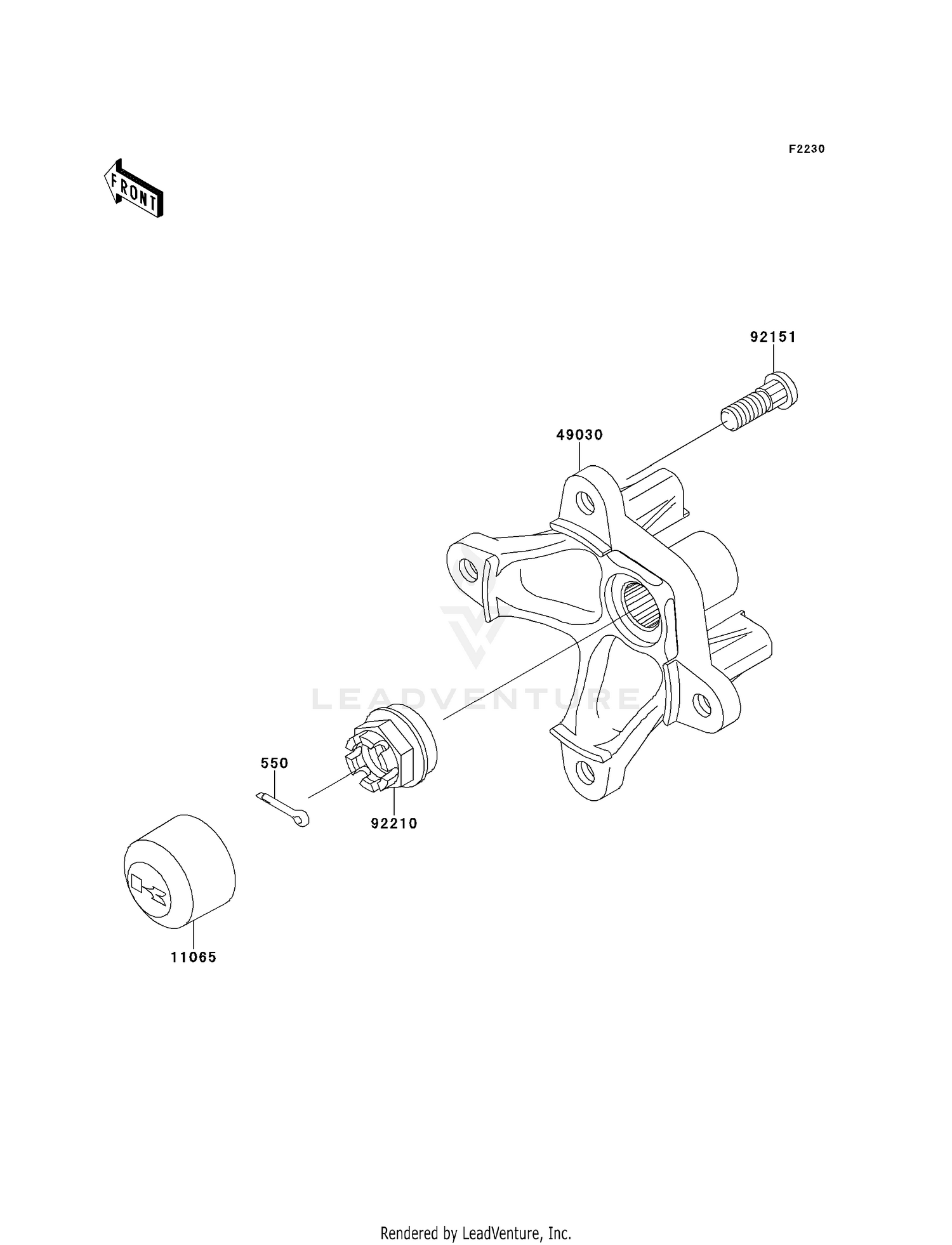 FRONT HUB
