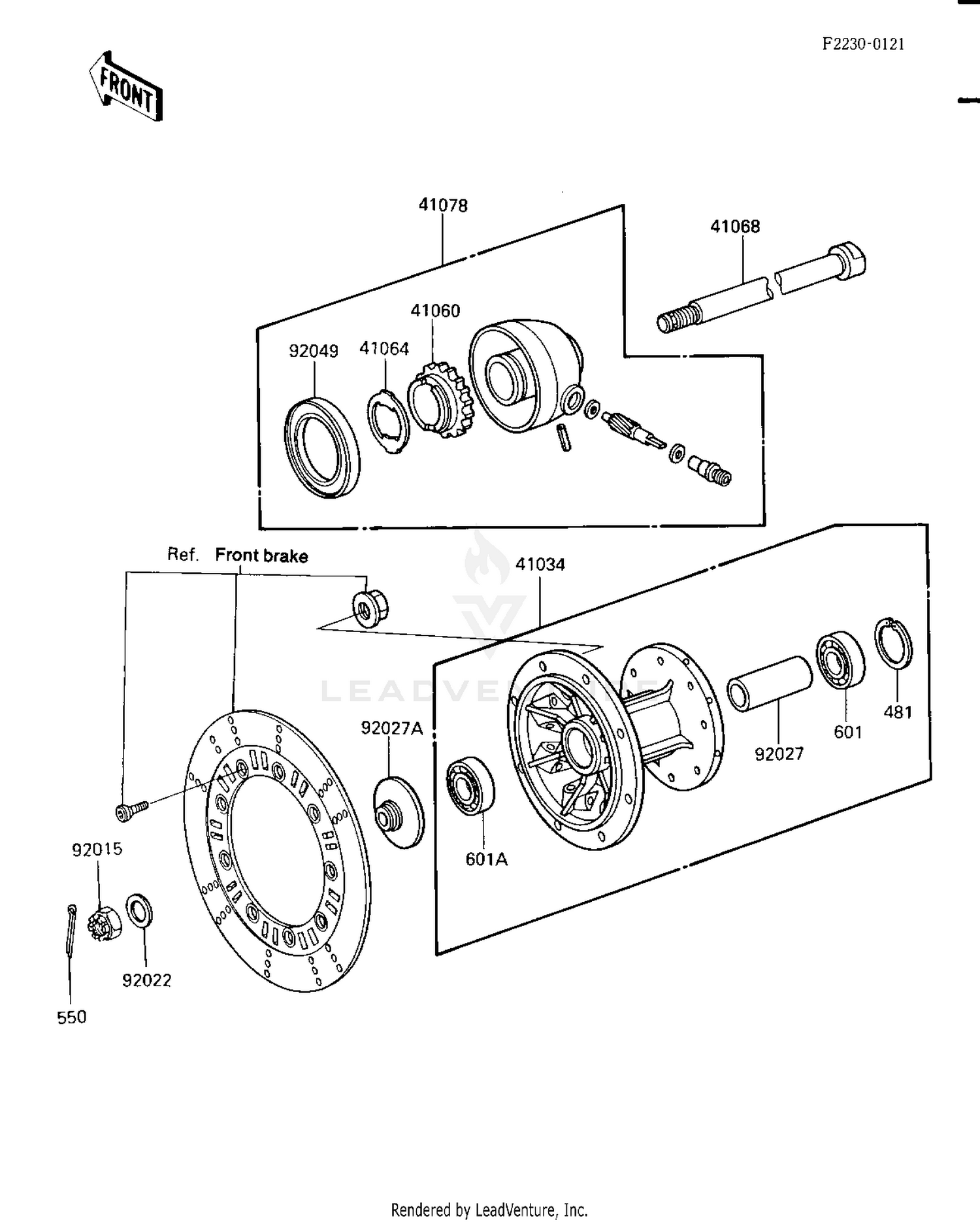FRONT HUB