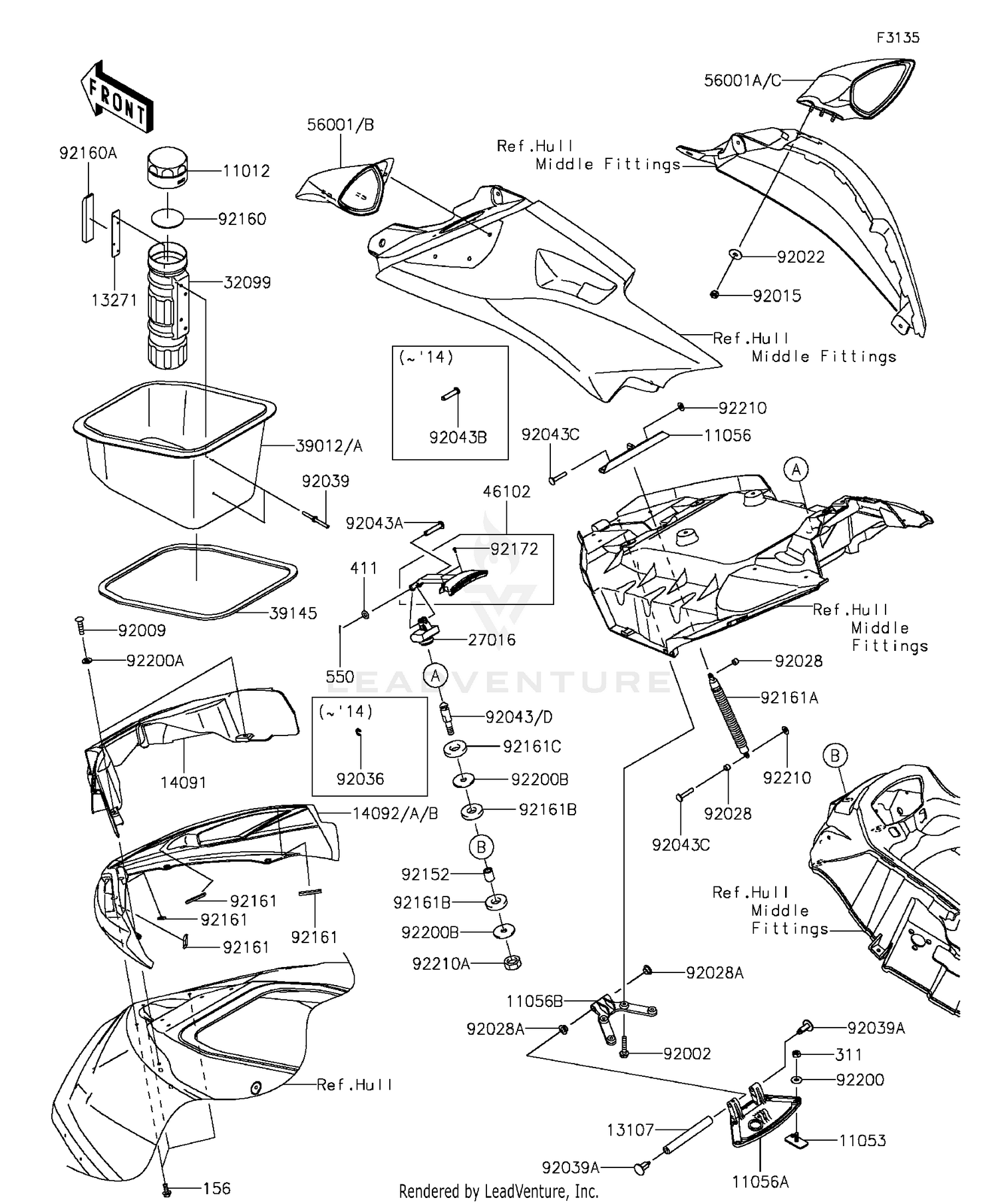 Hull Front Fittings