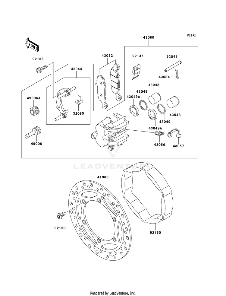Front Brake Schematic