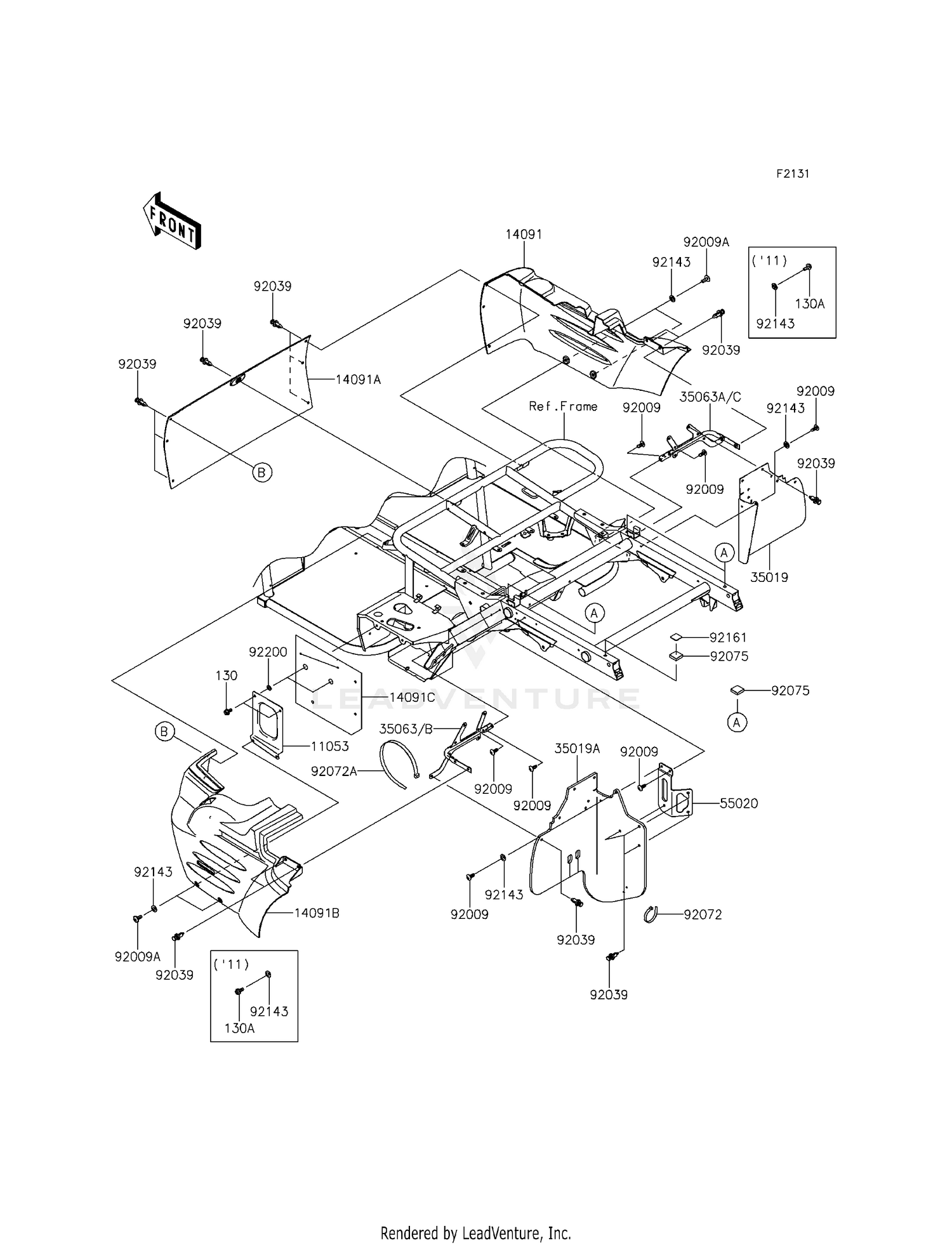 FRAME FITTINGS (REAR)