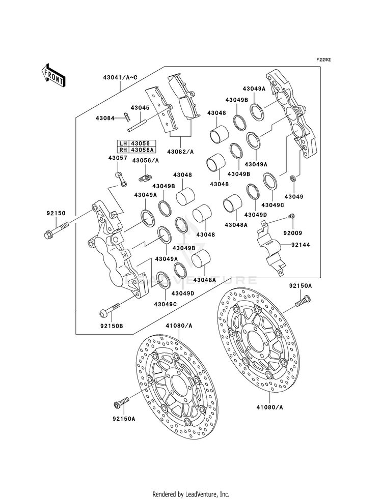 Front Brake Schematic