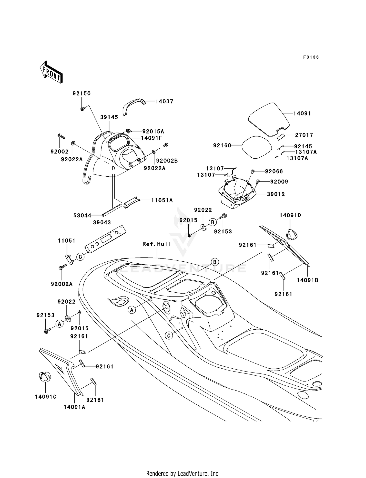 HULL MIDDLE FITTINGS