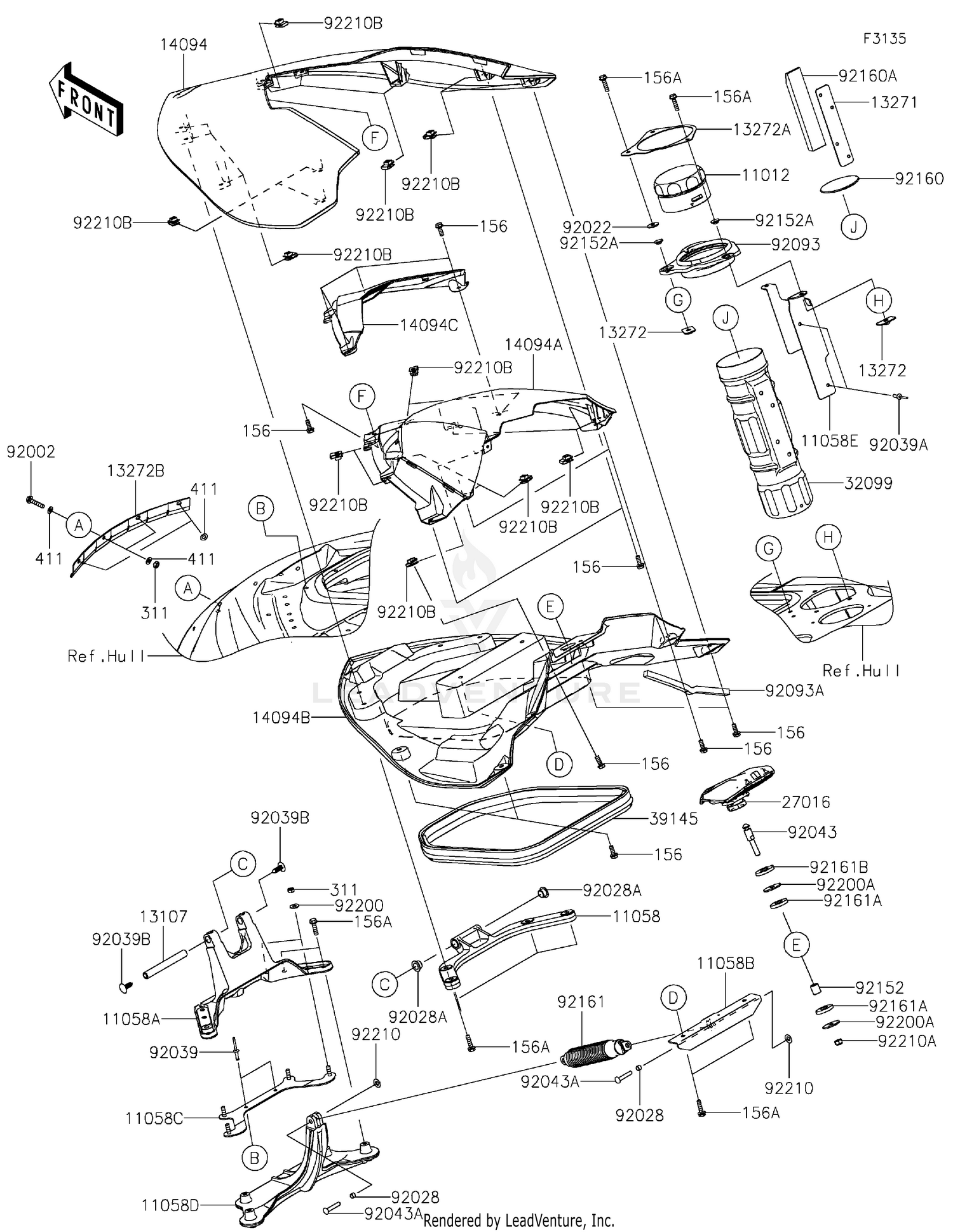 Hull Front Fittings