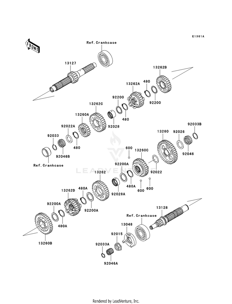 Transmission (R2-R5) Schematic