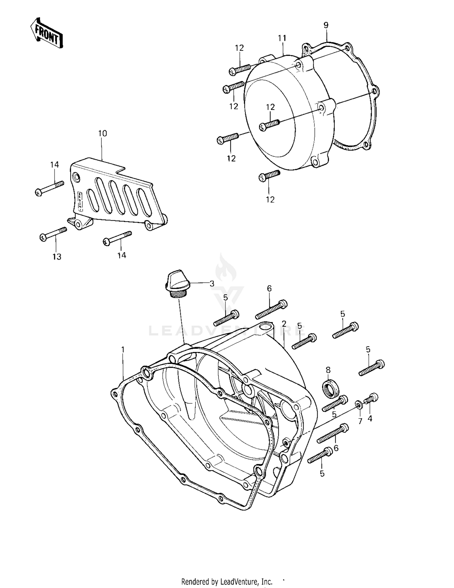 ENGINE COVERS ('80 A1)