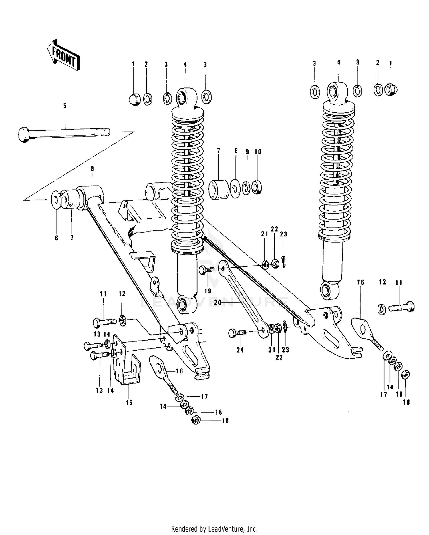 D-4-SWING ARM/SHOCK ABSORBERS
