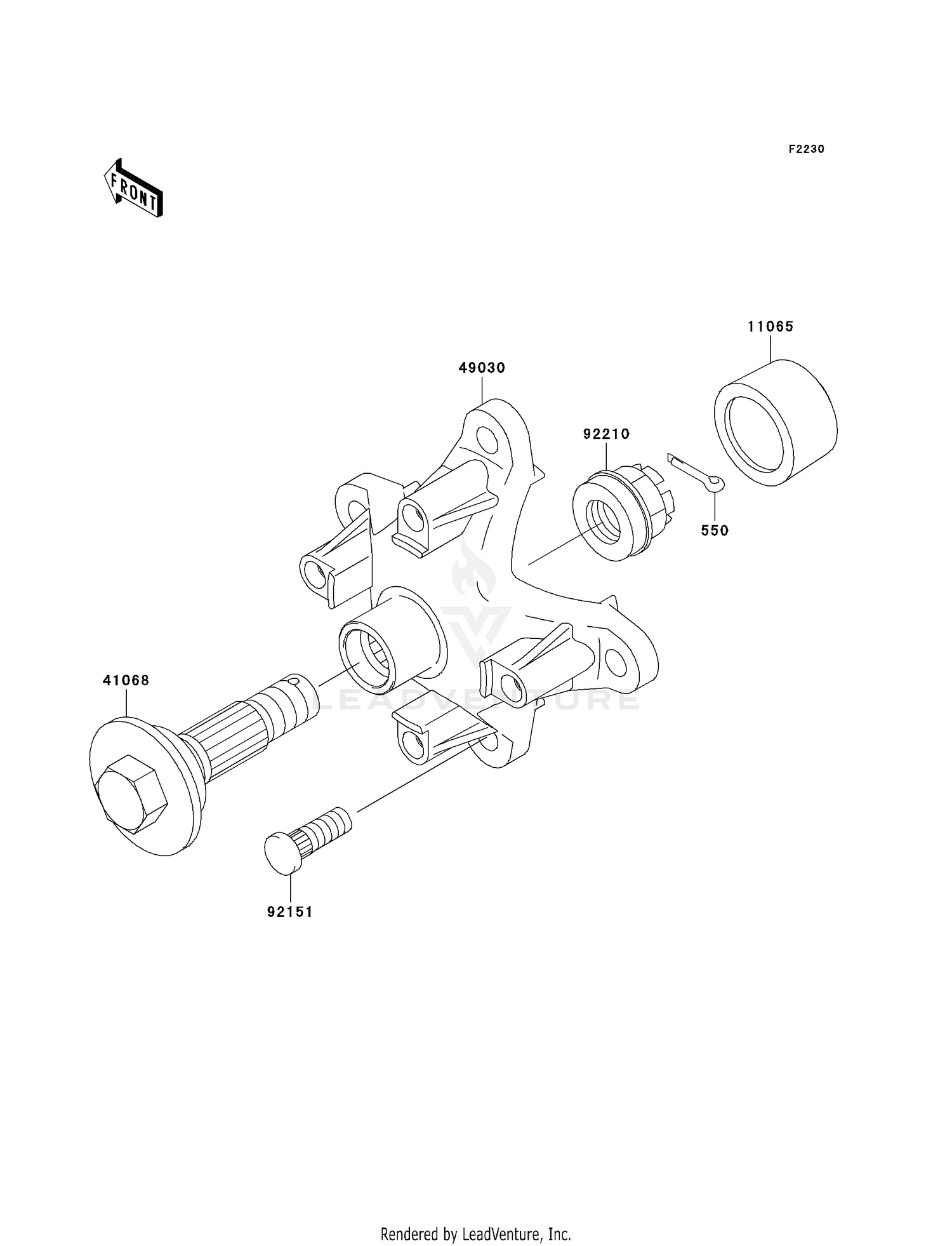 FRONT HUB