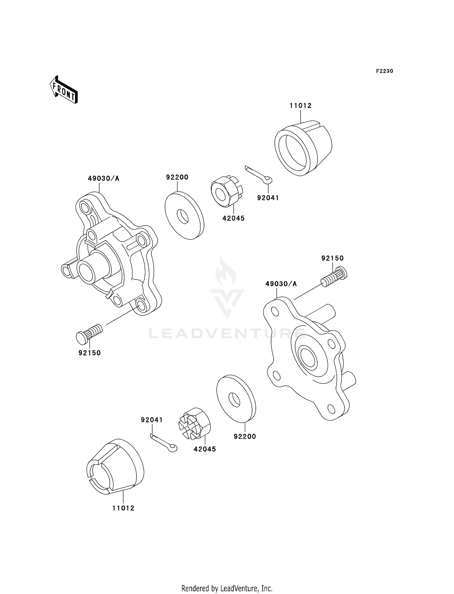 FRONT HUB