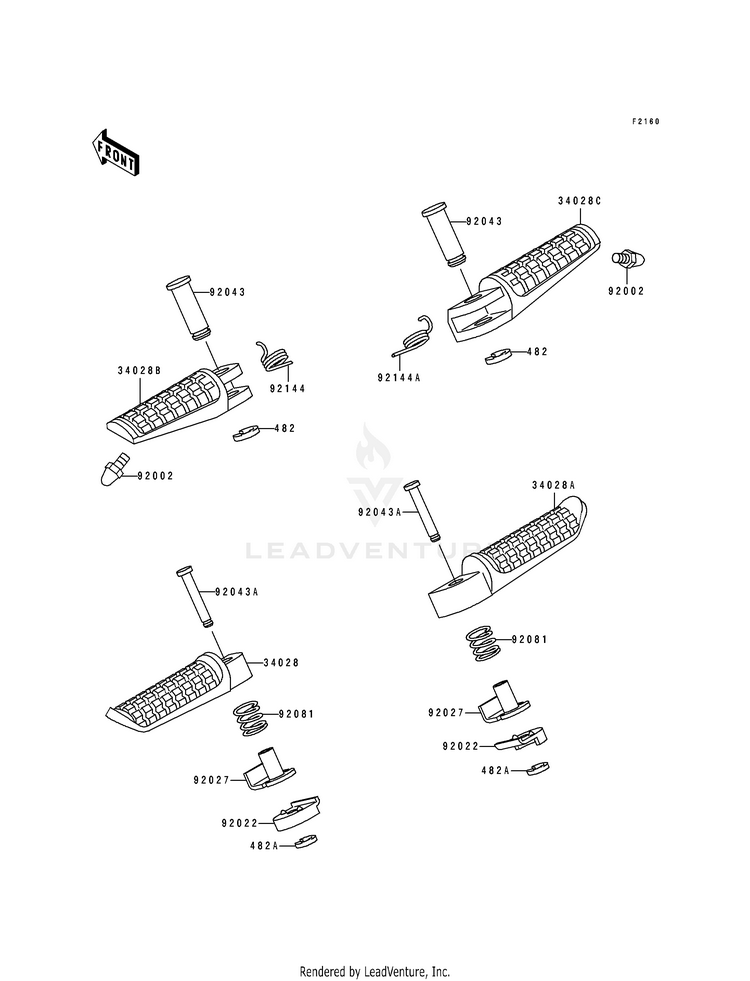 Footrests Schematic