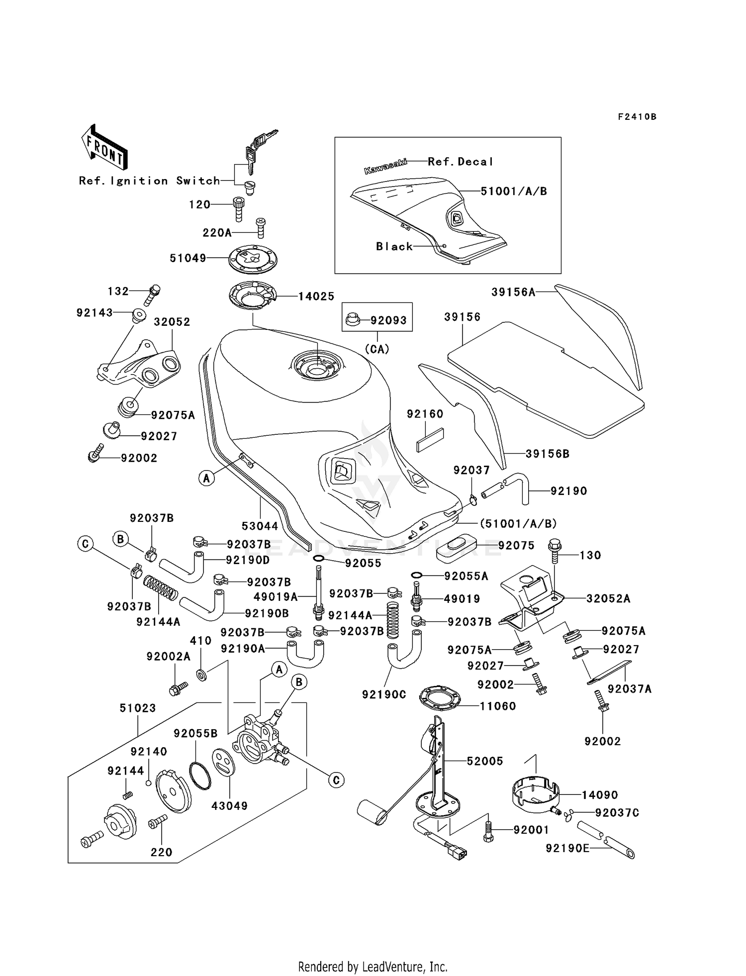 FUEL TANK (ZX1100-D3)