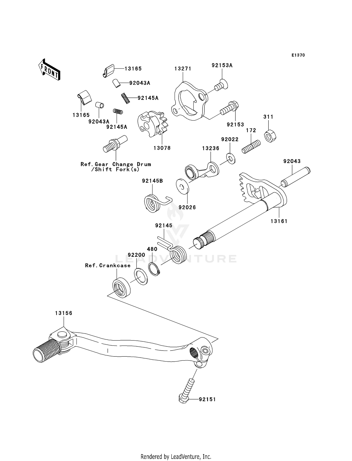 GEAR CHANGE MECHANISM