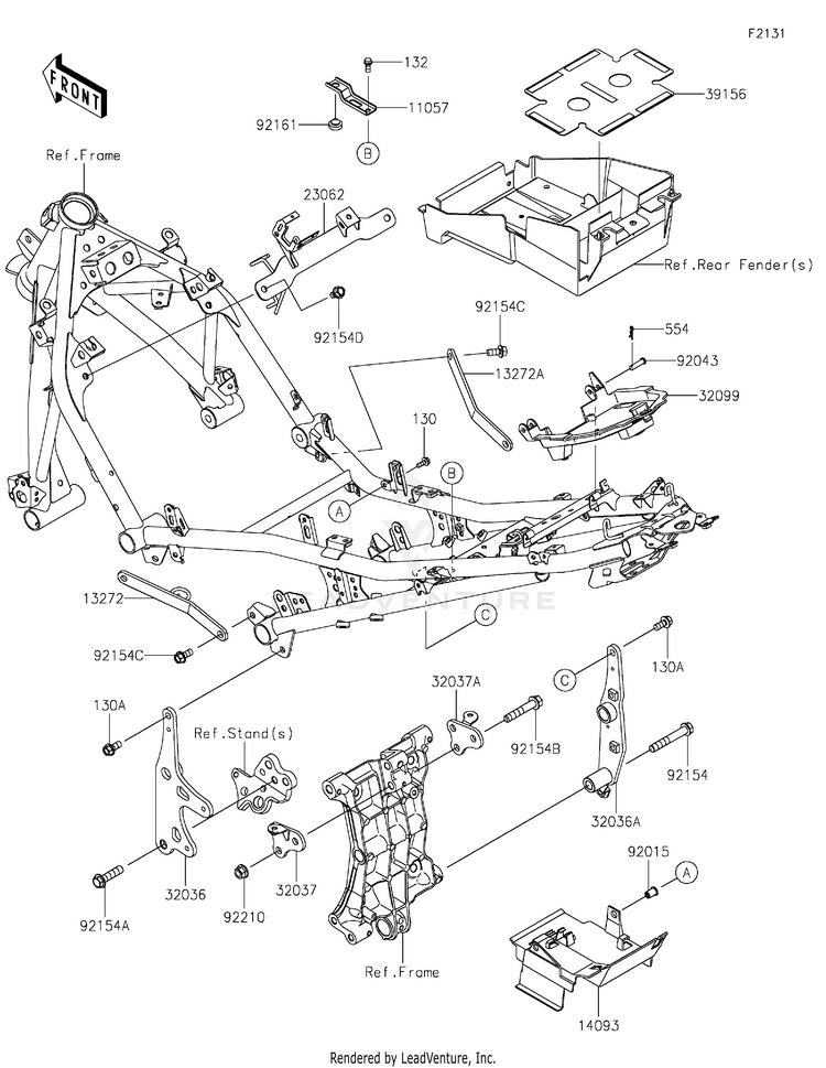 Frame Fittings Schematic