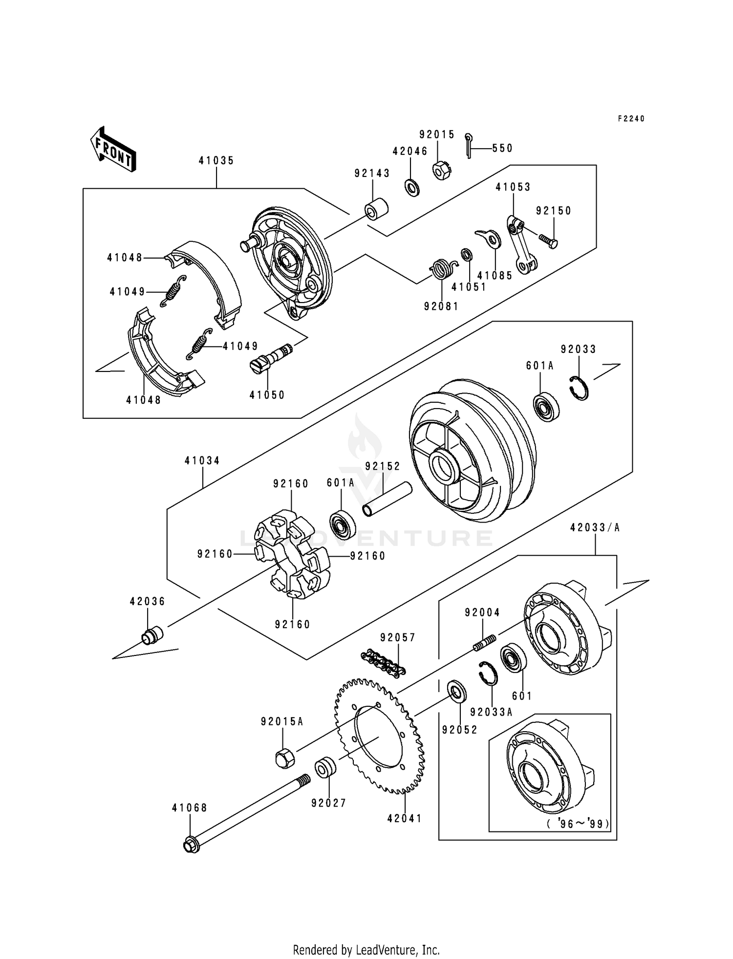 REAR WHEEL/CHAIN