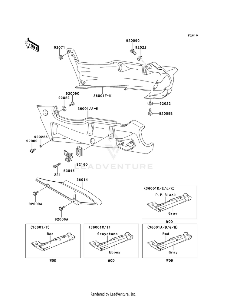 Side Covers/Chain Cover Schematic