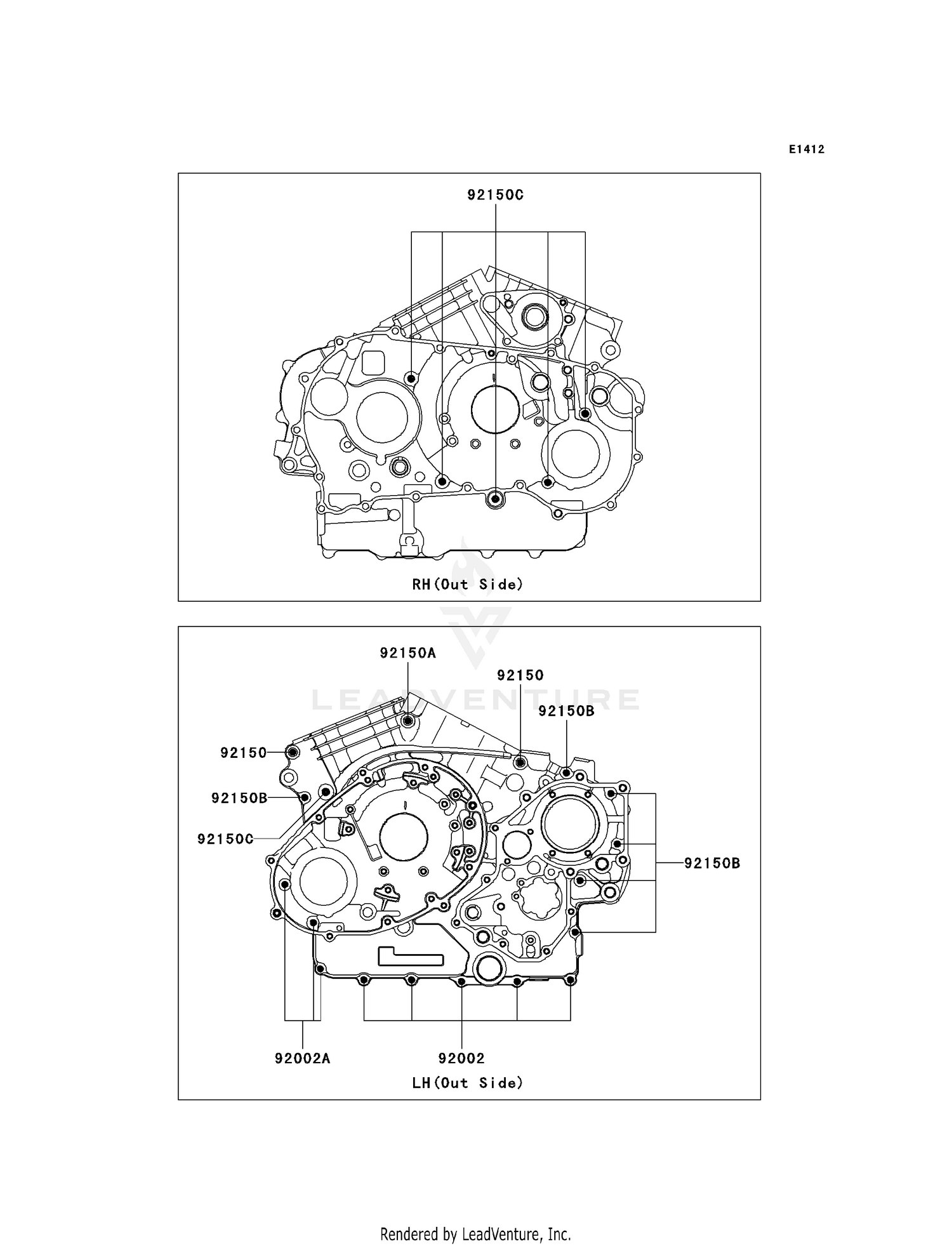 CRANKCASE BOLT PATTERN