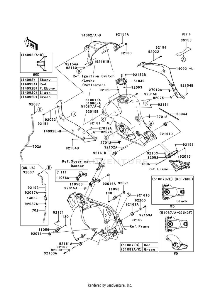 Fuel Tank (Kbf-Kdf) Schematic