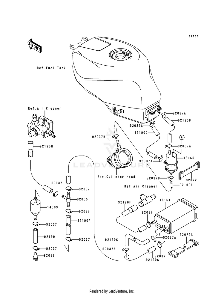 Fuel Evaporative System Schematic