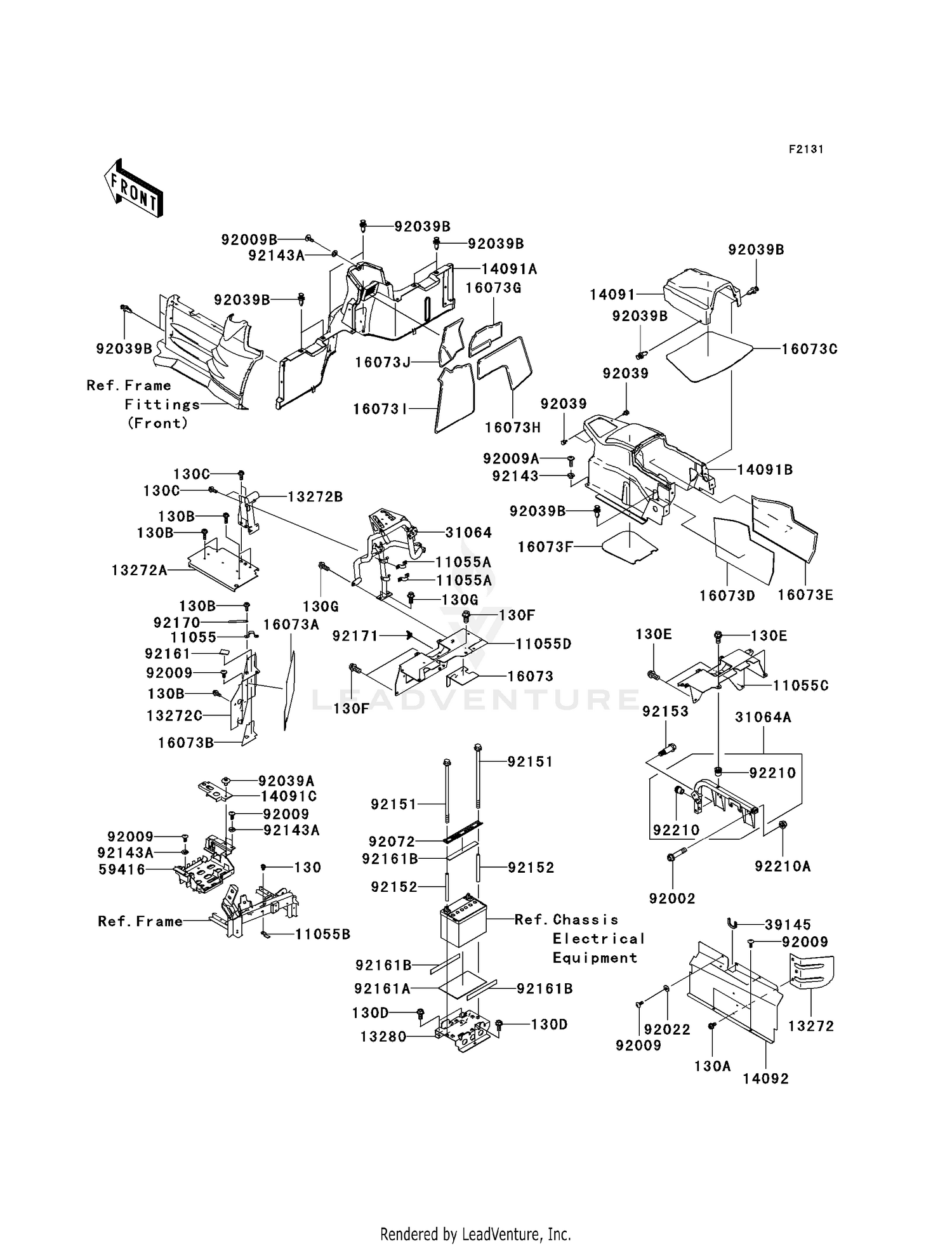 FRAME FITTINGS (REAR)