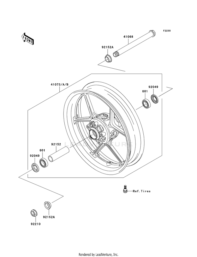 Front Wheel Schematic