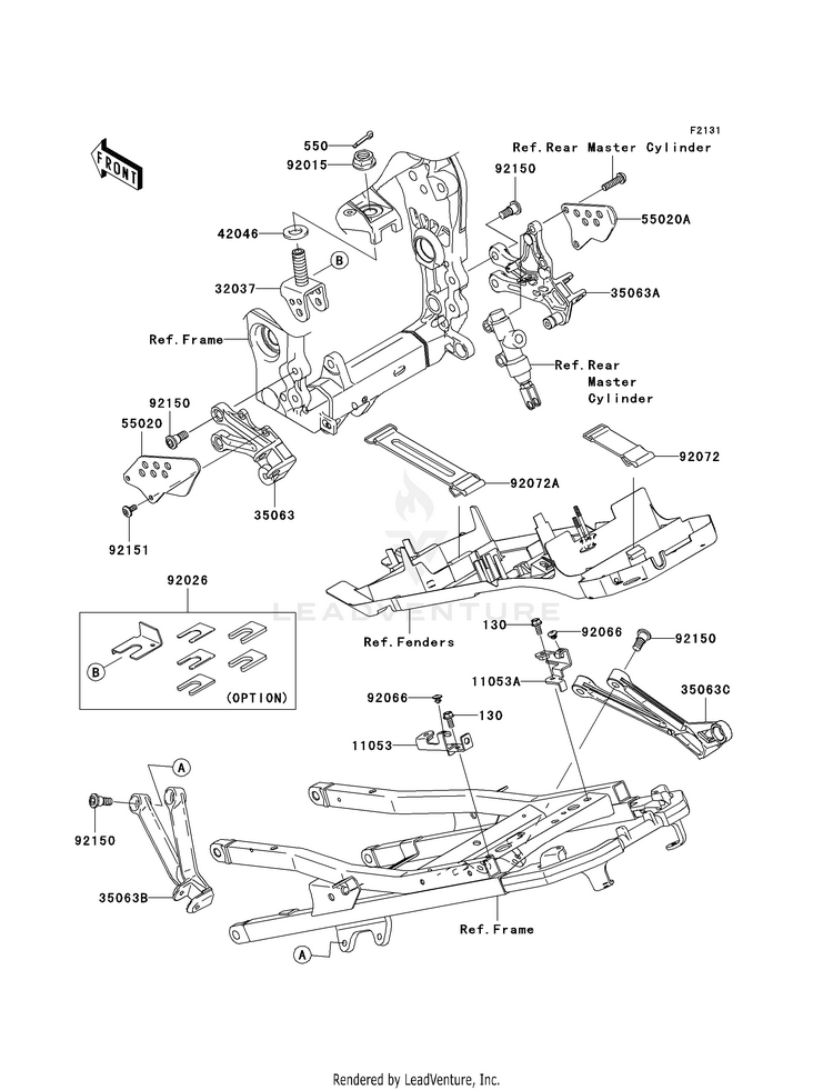 Frame Fittings Schematic