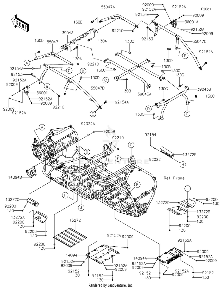 Guards/Cab Frame Schematic