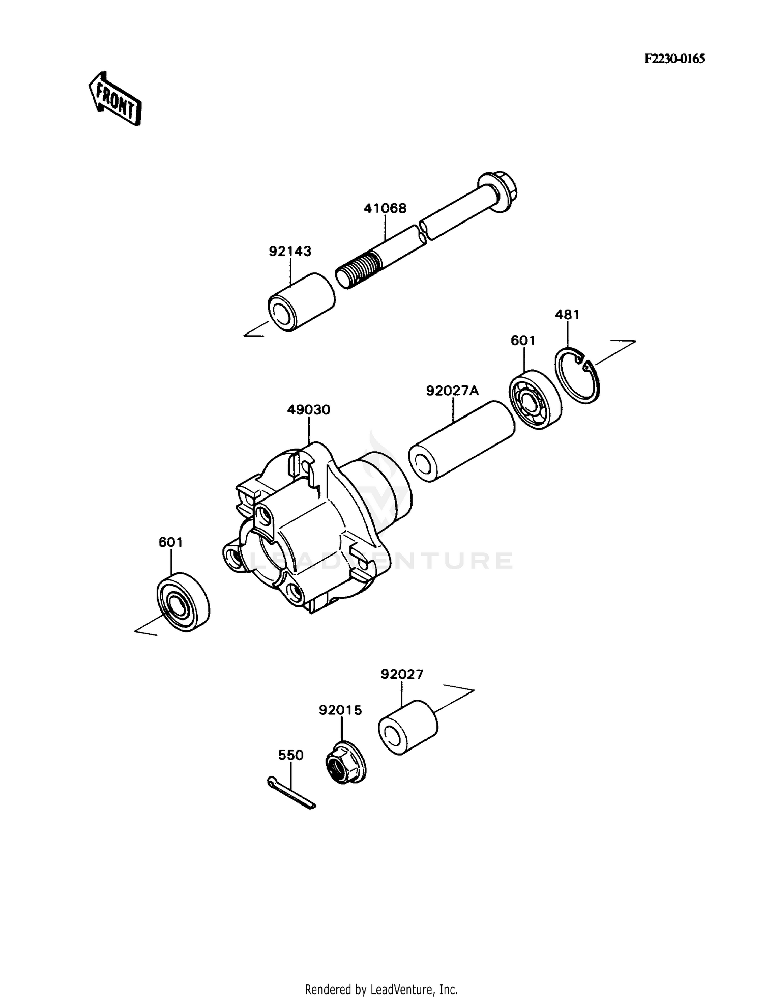 FRONT HUB