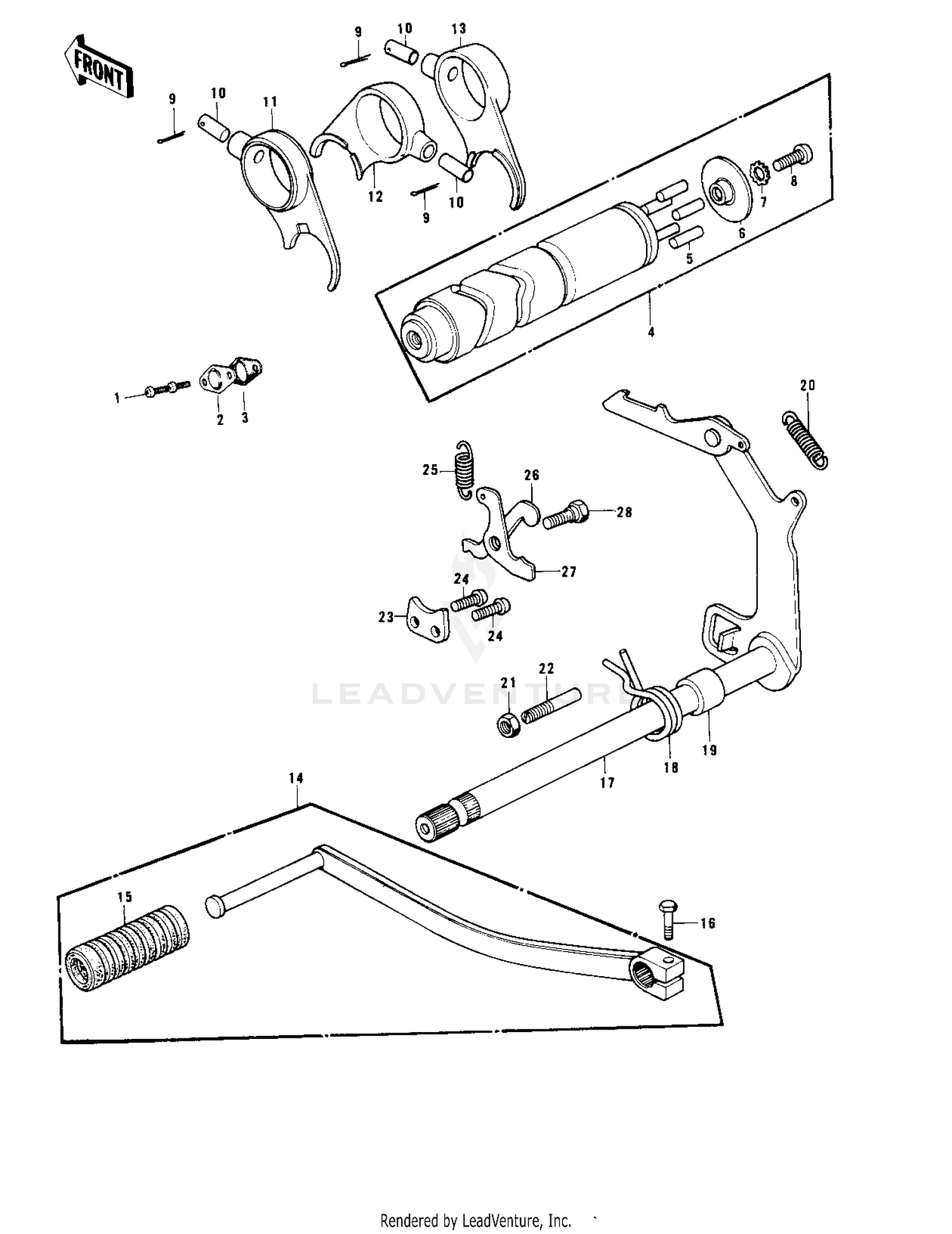 GEAR CHANGE MECHANISM