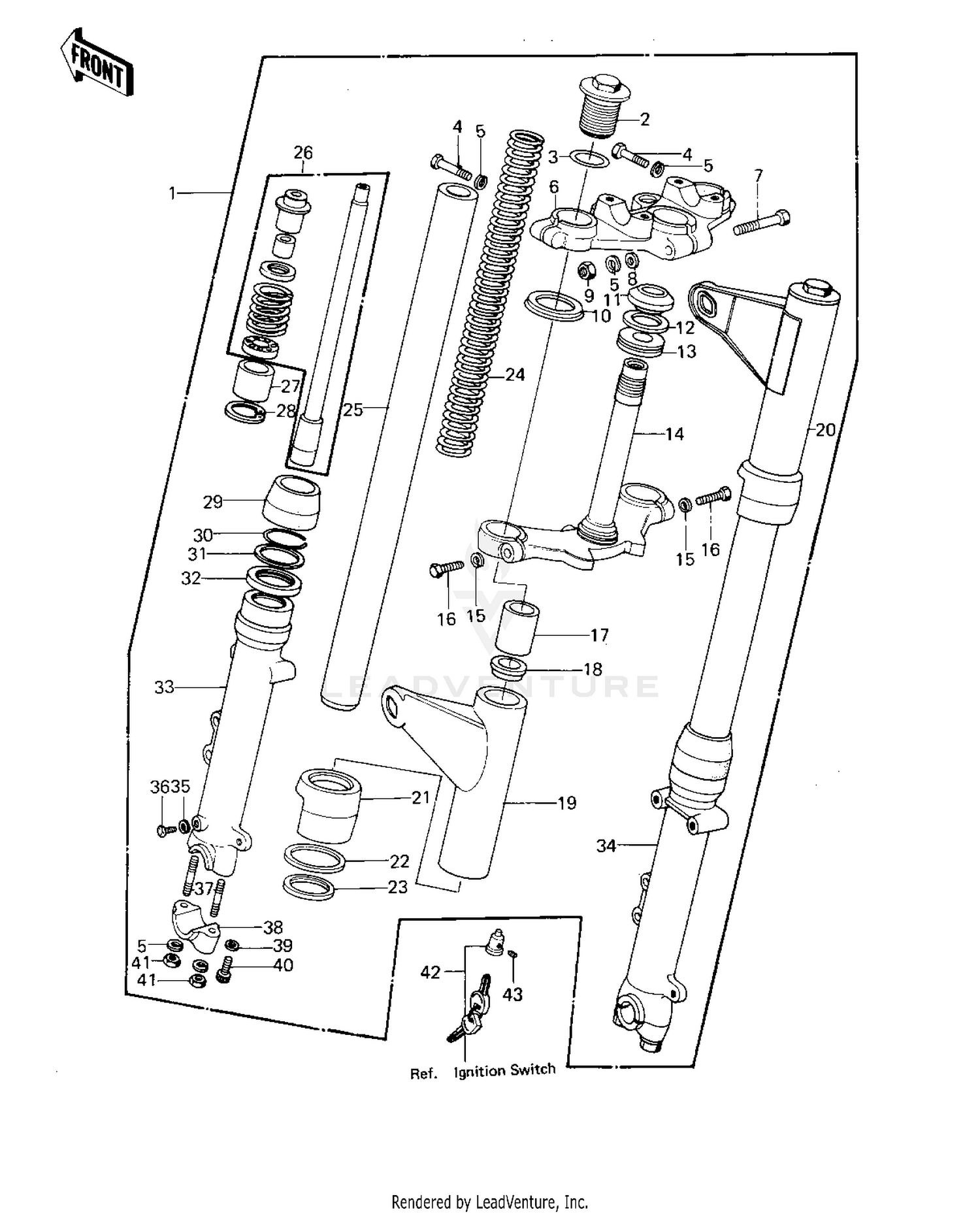 FRONT FORK (KZ1000-A1)