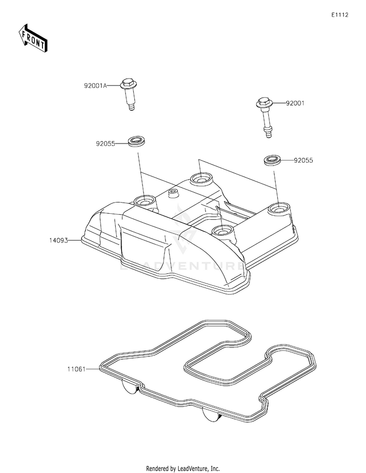 Cylinder Head Cover Schematic