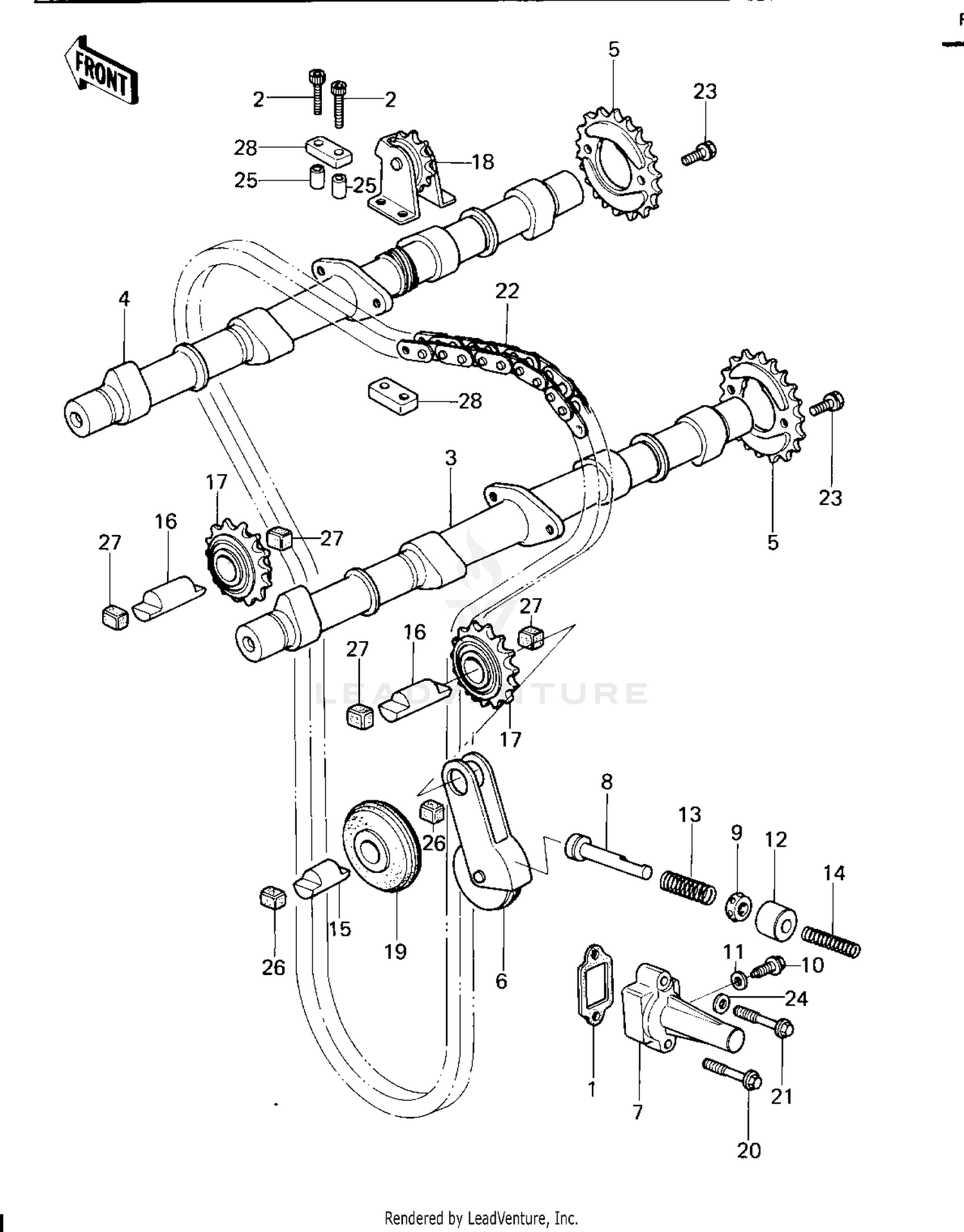 CAMSHAFTS/CHAIN/TENSIONER