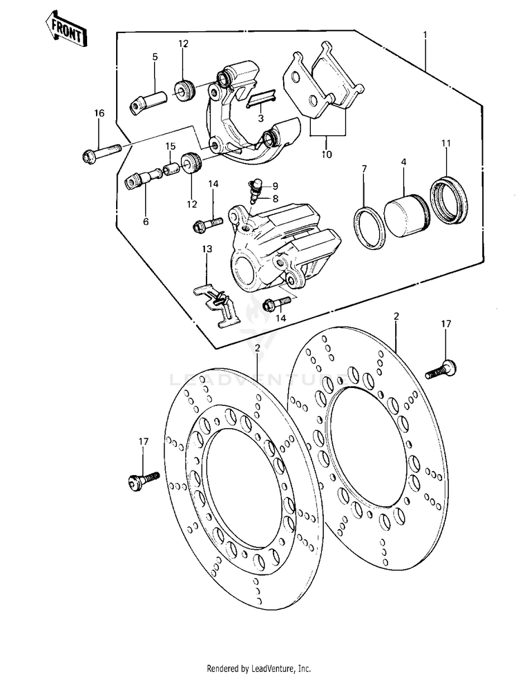 Front Brake Schematic