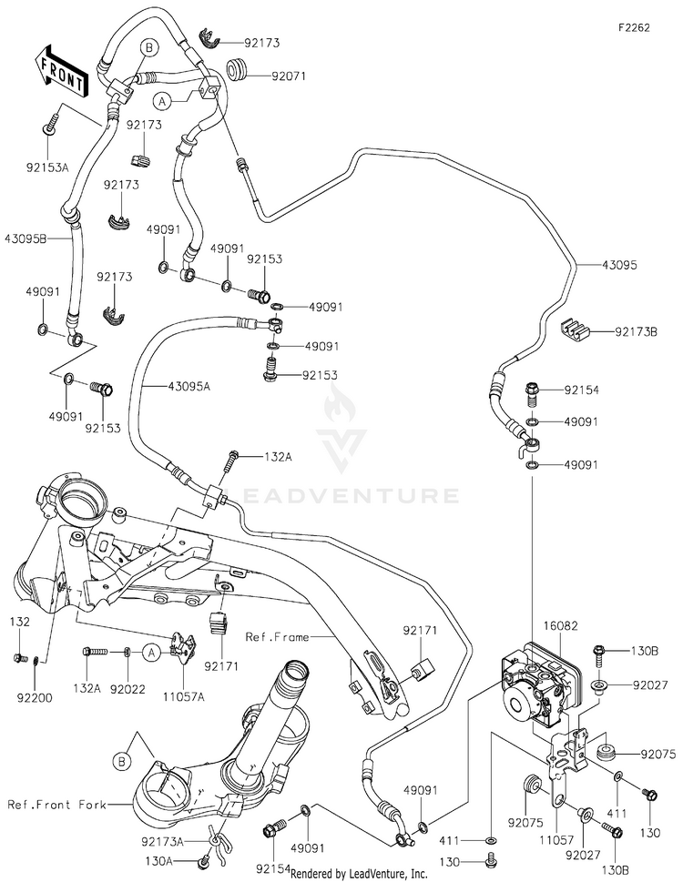 Brake Piping Schematic