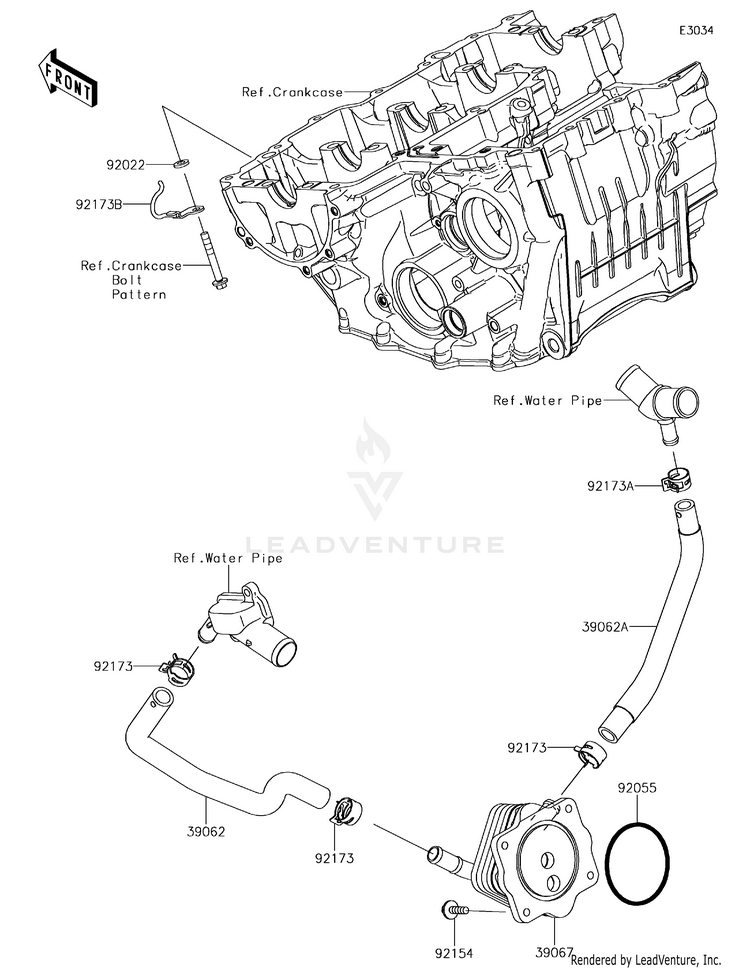 Oil Cooler Schematic