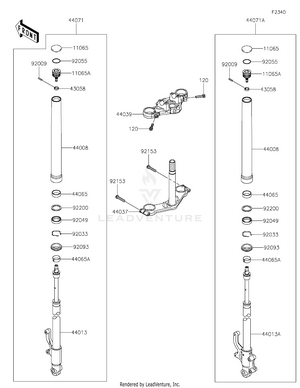 Front Fork Schematic