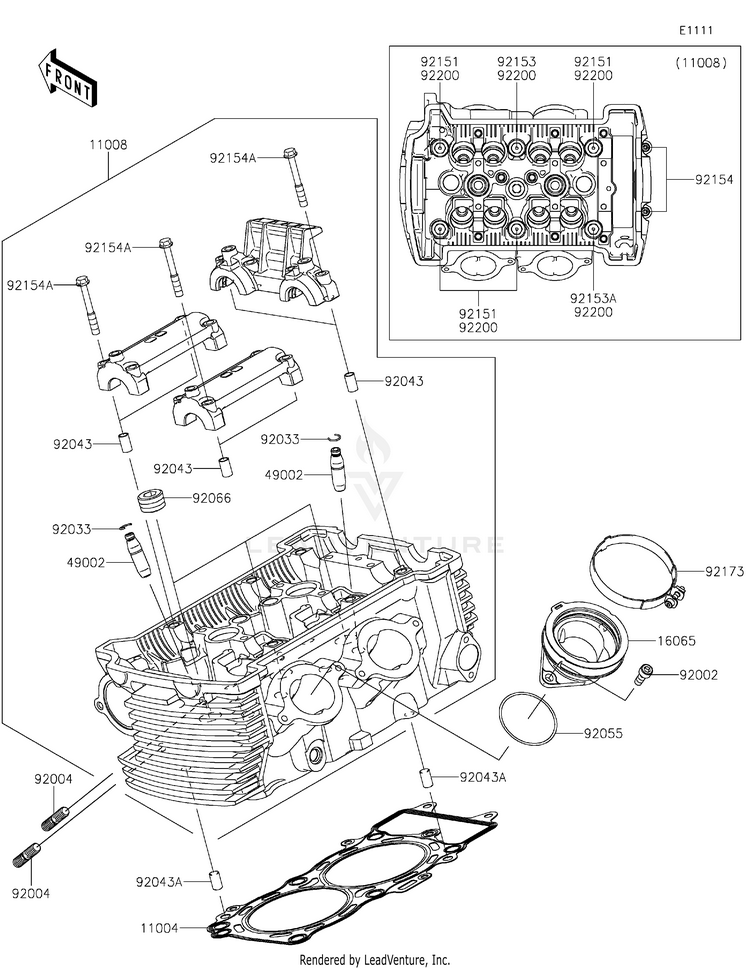 Cylinder Head Schematic