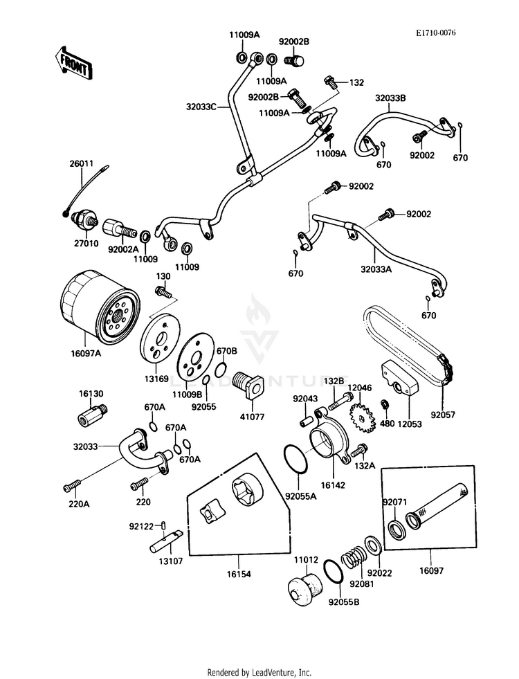 Oil Pump/Oil Filter Schematic
