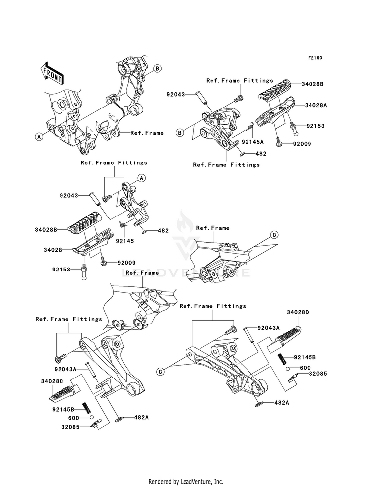 Footrests Schematic