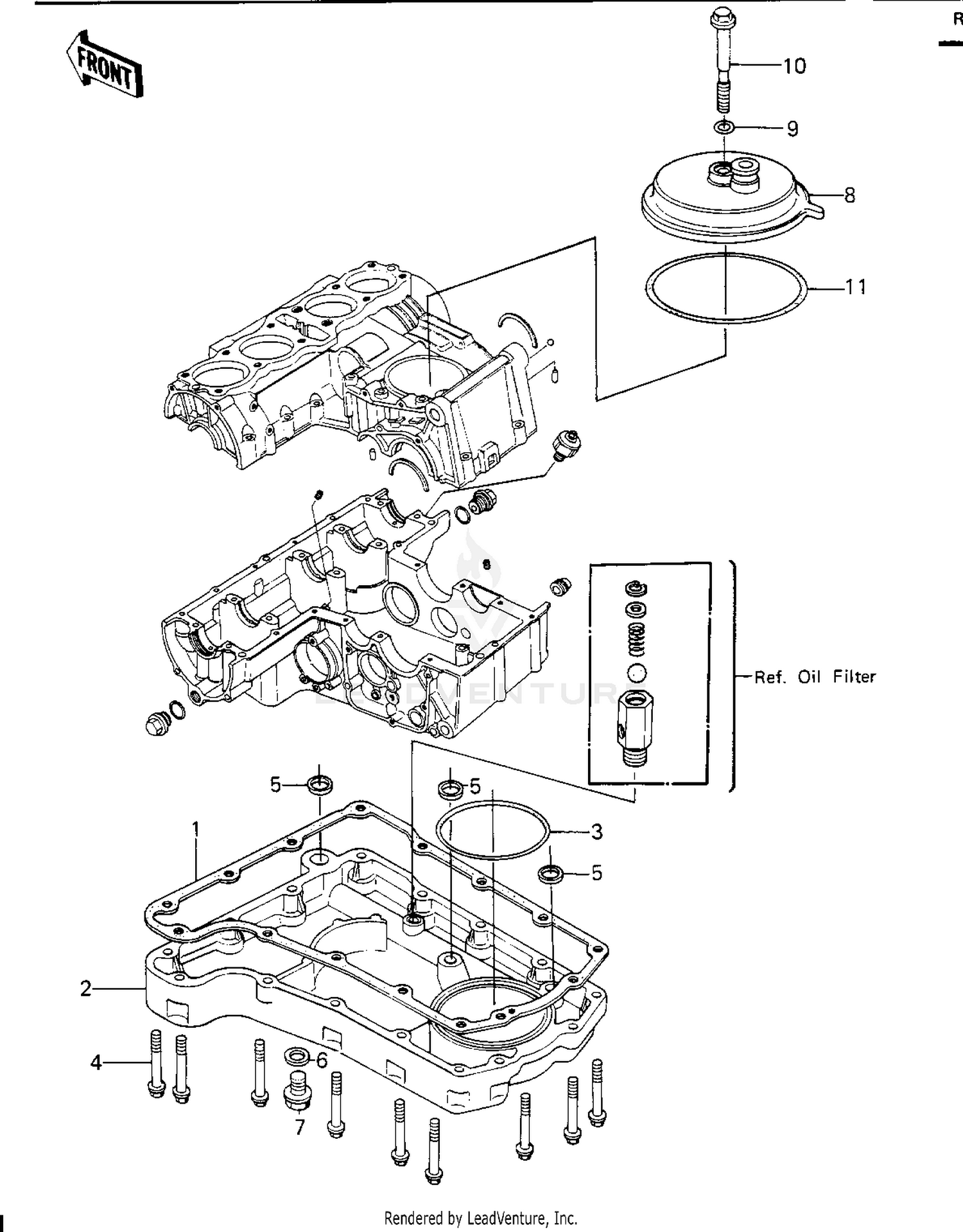 BREATHER COVER/OIL PAN