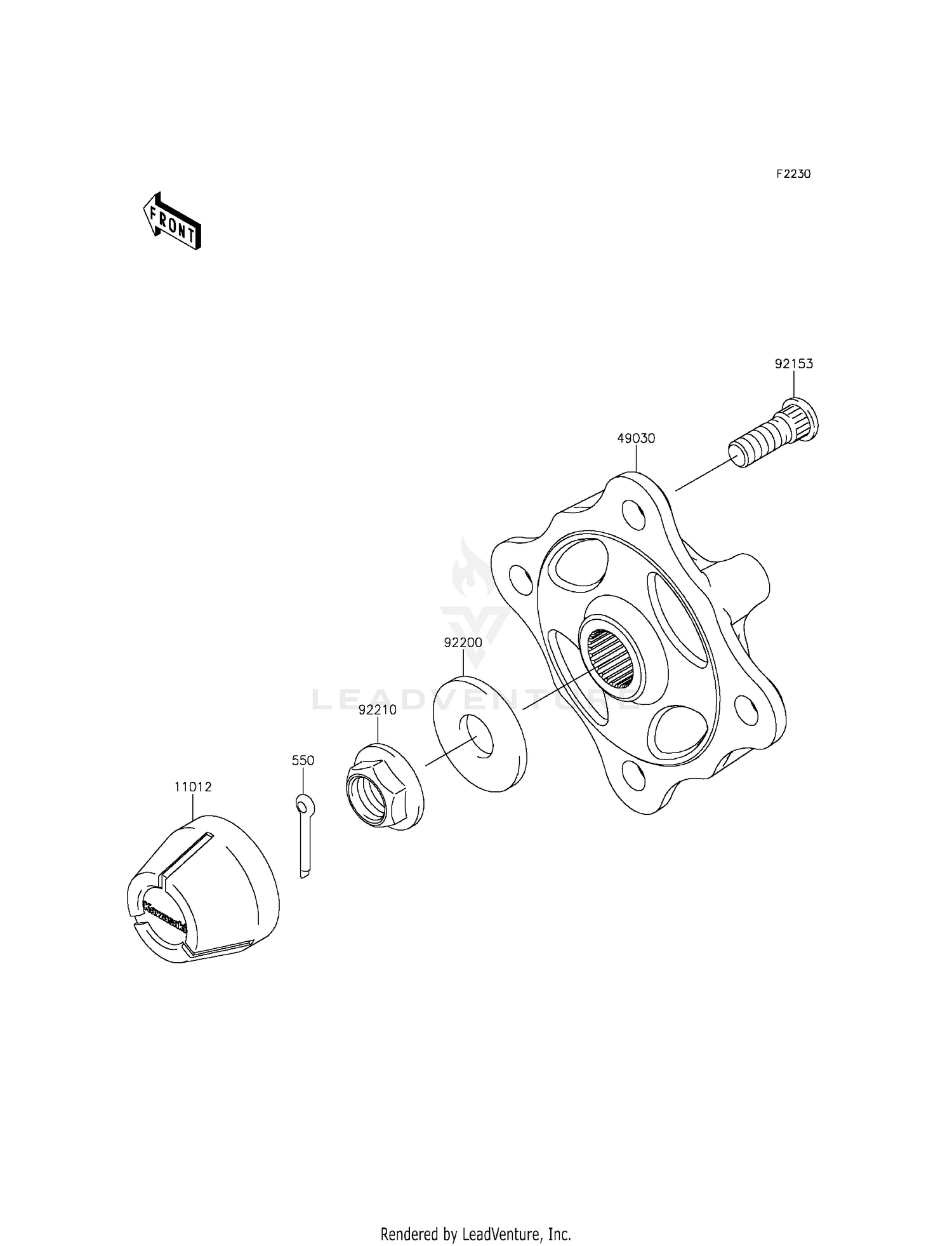 FRONT HUBS/BRAKES