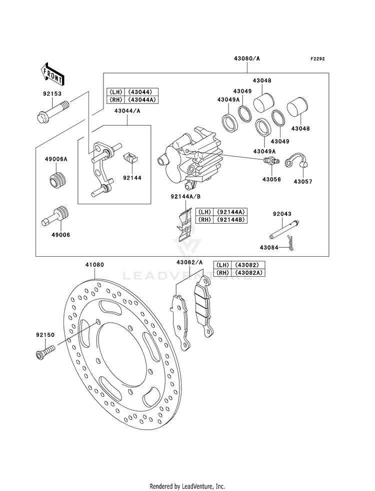 Front Brake Schematic